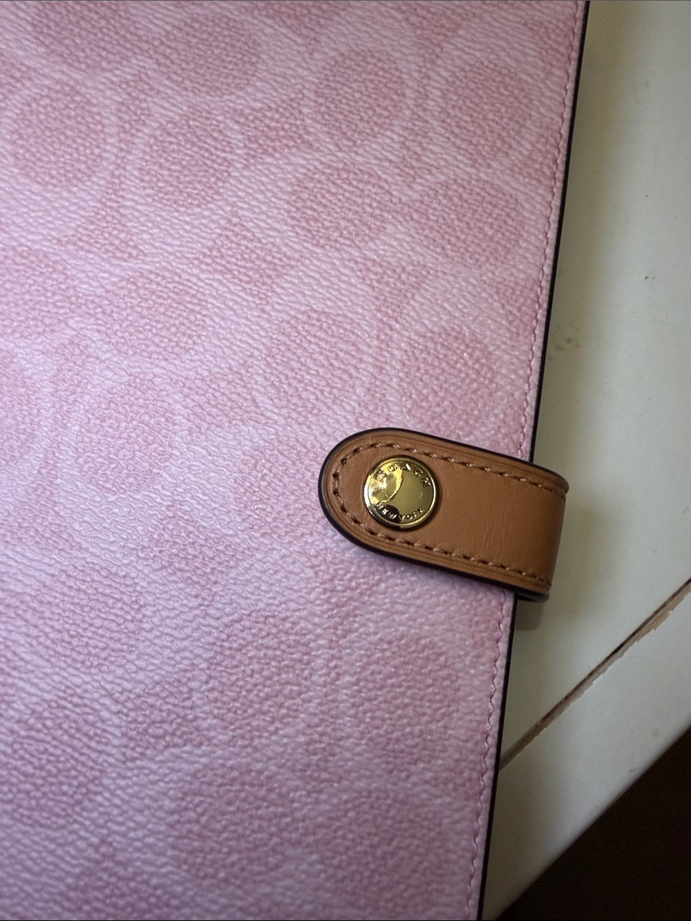 Coach Powder Pink Notebook - Picture 4 of 5